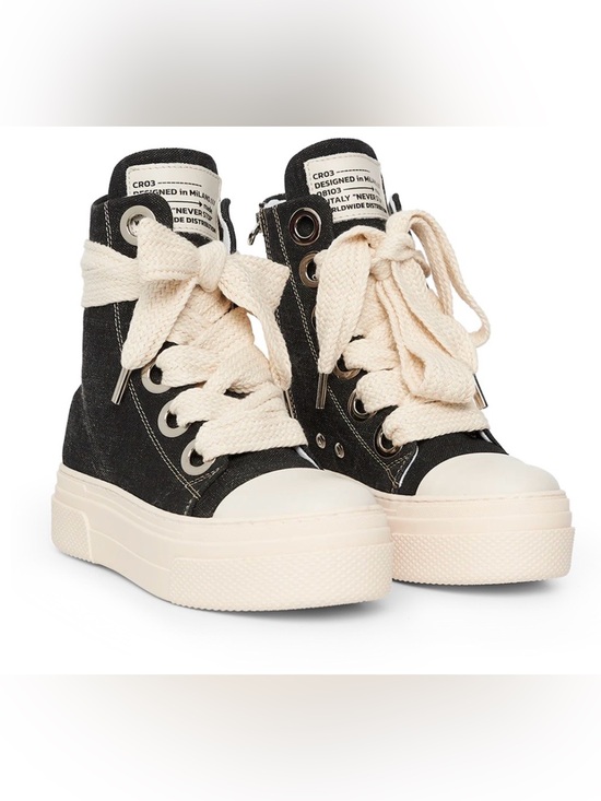 Cristian Zerotre Shoes - Cristian Zerotre CALIPSO 300 Destroyed Black Sneakers